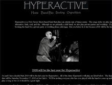 Tablet Screenshot of hyperactivemusic.com